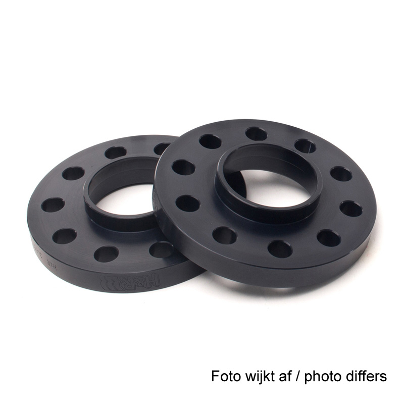H&R Spoorverbreders 8mm 5x100/112 - Naaf 57,1mm - Boutmaat M14x1,5 -  Audi/Seat/Skoda/Volkswagen - Zwart