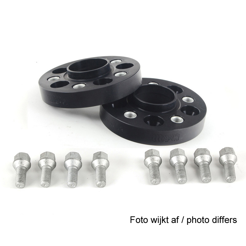 H&R DRA-Systeem Spoorverbreders 22mm 5x114,3 - Naaf 67,0mm - Boutmaat M14x1,5 -   Alfa/Ferrari/Maserati - Zwart