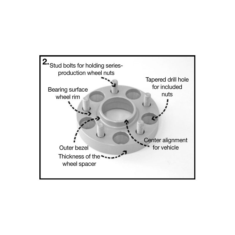 H&R DRM-Systeem Spoorverbreders 30mm 5x100 - Naaf 56,0mm - Boutmaat M12x1,25 -   Subaru/Toyota