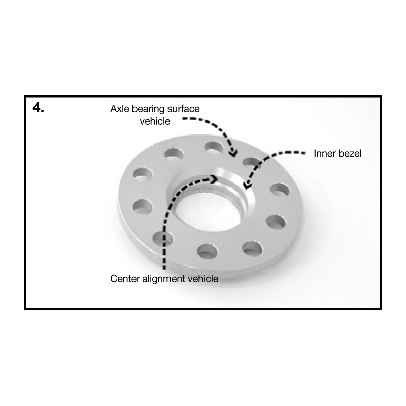 H&R DRS-Systeem Spoorverbreders 5mm 5x100 - Naaf 54,1mm - Boutmaat M12x1,5 -   Toyota