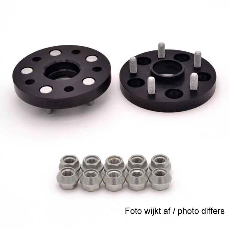 H&R DRM-Systeem Spoorverbreders 15mm 5x114,3 - Naaf 67,1mm - Boutmaat M12x1,5 -   Hyundai/Kia - Zwart