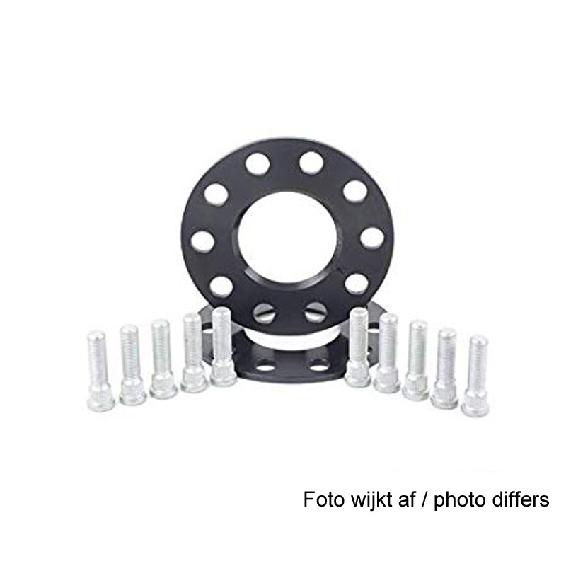 H&R DRS-MZ-Systeem Spoorverbreders 10mm 5x114,3 - Naaf 64,0mm - Boutmaat M14x1,5 -   Tesla - Zwart